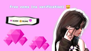 Zepeto zems hack no verification 🙀  free zems [upl. by Herrmann]