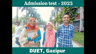 ডুয়েট ভর্তি 2023  DUET Admission 2023  Duet admission  Duet admission Test 23  DUET Admission [upl. by Sorenson]