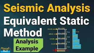 Seismic Analysis by Equivalent Static Analysis Method Using IS1893 Part1 2016 [upl. by Forcier952]