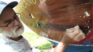 How to best prep and varnish your boat  Part 1 [upl. by Elletnuahs]