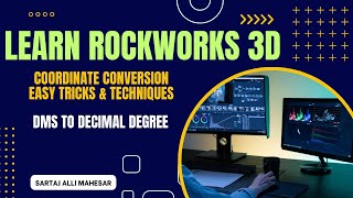 “Instant Conversion From Degree Minute Seconds to Decimal Degree  Rockworks 3D Magic Part1 [upl. by Nonnairb]