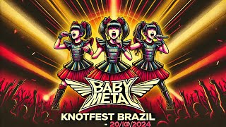 BABYMETAL  KARATE Knotfest Brazil 2024  20102024 [upl. by Erme928]