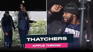 Bristol Flyers take on the Thatchers Cider Apple Throw 🍎 [upl. by Ermine]