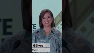 Xóchitl Gálvez propone almacenar agua en el Lago de Texcoco 🫠 elecciones2024 debatepresidencial [upl. by Namolos]