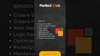 Perfect Web  Agentie Web Design [upl. by Norrahs]