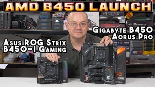 AMD B450 Preview  featuring ASUS and GIGABYTE [upl. by Mirabel]