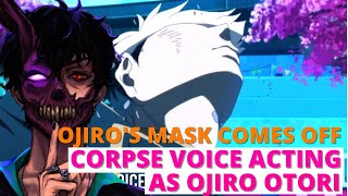 Ojiros mask comes off Corpse voice acting as Ojiro Otori in Tribe Nine Clip [upl. by Sid420]