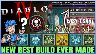 Diablo 4  New Best TRILLION Damage Necromancer Minion Build  1 Shot ANY Boss amp Easy Pit 100 Guide [upl. by Philpot]