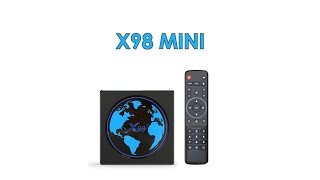 X98 mini pequeño Android TVBox con SoC S905W2 [upl. by Leber247]