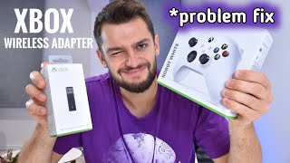 XBOX Wireless Adapter Problem Fixed [upl. by Arratahs]