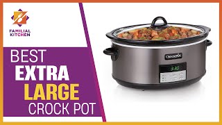 Cooking for a Crowd Made Easy The Best Extra Large Crock Pot [upl. by Yrannav]