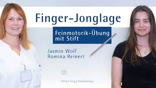 Ergotherapie für Zuhause FingerJonglage stärkt Feinmotorik [upl. by Carina]