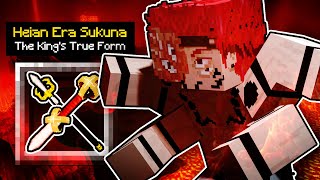 The TRUE Power of Heian RYOMEN SUKUNA inside Minecraft Jujutsu Kaisen [upl. by Htyderem]