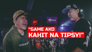 Tipsy D vs M Zhayt sa Ahon 15  FlipTop Callouts [upl. by Ainoet]