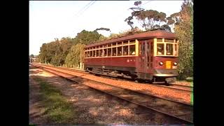 Brief glimpse of STA Glenelg trams may 1992 [upl. by Atiuqal790]