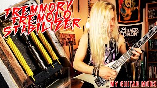 My Guitar Mods  Tremmory Tremolo Stabilizer [upl. by Gurl]