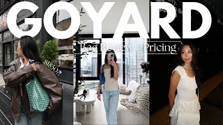 GOYARD BAG REVIEW  Honest Unboxing Review Pricing  How to Wear [upl. by Kancler]