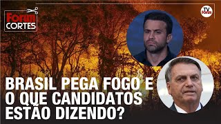 Brasil queimando e Marçal Bolsonaro e cia falando em quotcomunismoquot [upl. by Anica]