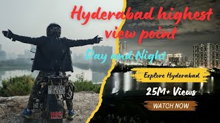 Highest View point in Hyderabad Kokapet Lake view photos Reels Excellent గా వస్తాయి [upl. by Aisiram]