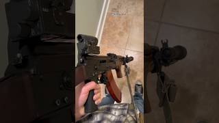 Lefty friendly way to run a two point sling on an AK47 [upl. by Kirima]