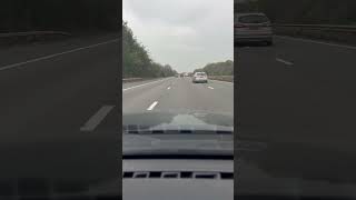 UK Motorway Driving  Changing Lanes  cars ukmotorways automobile motorvehicle motorway [upl. by Konstantine]