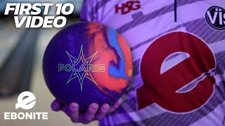 Ebonite Polaris  First 10 with Tommy Jones [upl. by Dahs]