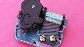 Fix A Music Box Snow Globe Mechanism Movement [upl. by Card]