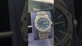 Audemars Piguet Royal Oak 15510ST Blue Dial kairosandrich audemarspiguet royaloak luxurywatches [upl. by Lynelle533]