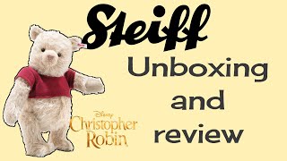 Steiff Christopher Robin Winnie the Pooh review [upl. by Gardas]