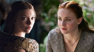 Sansa vs Margaery in Game of Thrones Season 3 Episode 2 [upl. by Atinuj750]