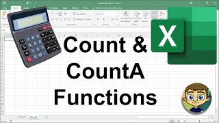 Using Count and CountA in Excel  Excel Tutorial [upl. by Ahsetan373]