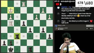 Live Chess with Ft samay raina ha bhai thik hai clickbait hai man liya or kuch [upl. by Novelc]