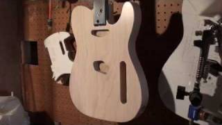 Whitewash Swamp Ash body [upl. by Aitercul]