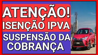 🔴ISENÇÃO DE IPVA PCD SUSPENSÃO DE COBRANÇA  RECURSO ENTENDA [upl. by Aneelahs]