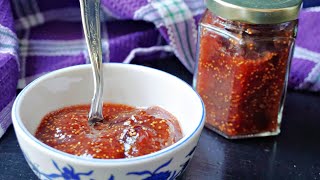 Easy Fig Jam Recipe  No Pectin Added [upl. by Carolyn750]