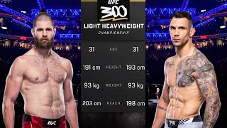 Jiri Prochazka vs Aleksandar Rakic Full Fight  UFC 300 Fight Of The Night [upl. by Necila766]