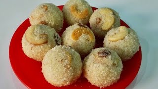 Rava Laddu Suji Indian Dessert Recipe by Priya [upl. by Orelee]