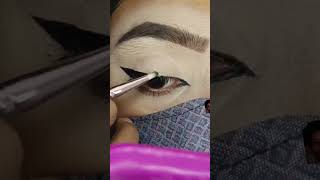 How to apply Graphic Eyeliner ✅🔥trendingshorts eyemakeup youtubeshorts eyeliner youtubeshorts [upl. by Yornoc]