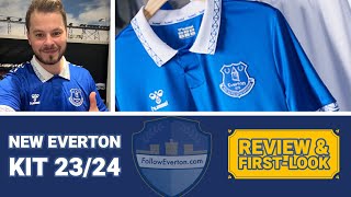 EVERTON HOME 2324 KIT LAUNCHED  REACTION amp REVIEW [upl. by Chrisse]