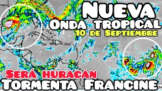 Nueva onda tropical a vigilar de interés para el Caribe Tormenta Francine será huracán [upl. by Nnybor741]