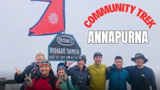 ANNAPURNA COMMUNITY HOMESTAY TREK  NEPAL [upl. by Meedan]