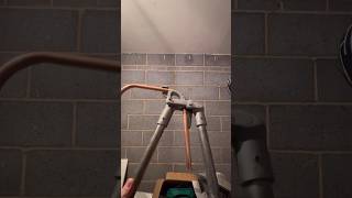 Copper Pipe Masterpiece Bending 180 Degrees Like a Pro diy plumber howto asmr shorts [upl. by Orsay]