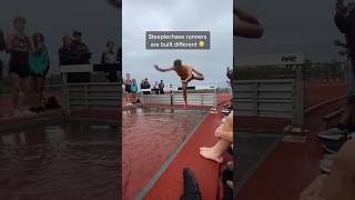 Steeplechase runners are good swimmers 😂  Steeplechase  shorts sports trending cricket [upl. by Ijan]