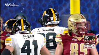 2017 Pinstripe Bowl  Iowa vs Boston College [upl. by Paton]