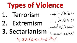 What are the Terrorism and Extremism and Sectarianism [upl. by Ygief]