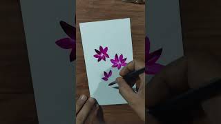 paintingideas shorts art flowers painting youtubeshorts [upl. by Daniela]