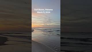 Gulf Shores Alabama Sunrise 3112024 gulfshores sunrise gulfshoresalabama alabamabeaches [upl. by Feodore]