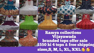 ramyacollections 8639209100 branded tops offer sale1550 4TopsampFree Shipping🥳🥳🥳💃💃💃 [upl. by Eninnaj974]