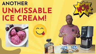 Ninja Creami Deluxe Amaretto amp Cherry Ice Cream recipe  Incredible [upl. by Tanaka]