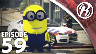 GTA5 NEDERLANDSE POLITIE VS EEN MINION  Royalistiq  Politie en boefje 59 [upl. by Hopper]